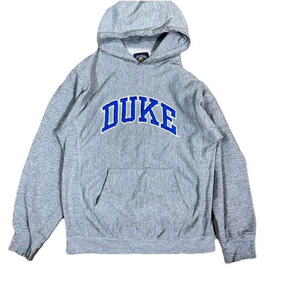 Vintage Duke Embroidered Blue Devils Sweatshirt Mens Medium Y2K Steve And Barrys - Picture 1 of 9
